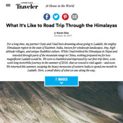 Conde Nast Traveler - Travel Story - What It's Like to Road Trip Through the Himalaya
